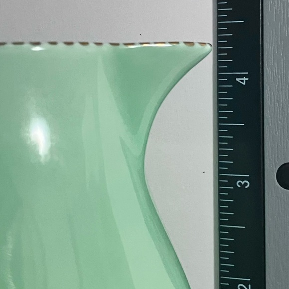 Vintage WEDGWOOD APRIL GREEN Cream & Sugar Set / 1950s ENGLISH BONE CHINA / Rare - Picture 8 of 16